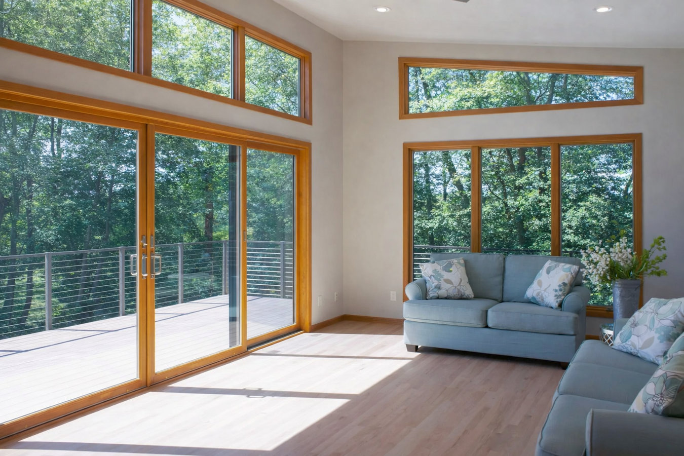 Patio-to-sunroom conversion